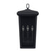 Capital Lighting - Three Light Outdoor Wall Lantern - Donnelly - Black- Union Lighting Luminaires Decor