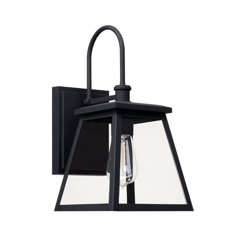 Capital Lighting - One Light Outdoor Wall Lantern - Belmore - Black- Union Lighting Luminaires Decor