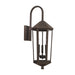 Capital Lighting - Three Light Outdoor Wall Lantern - Ellsworth - Oiled Bronze- Union Lighting Luminaires Decor