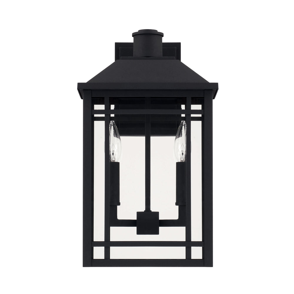 Capital Lighting - Two Light Outdoor Wall Lantern - Braden - Black- Union Lighting Luminaires Decor