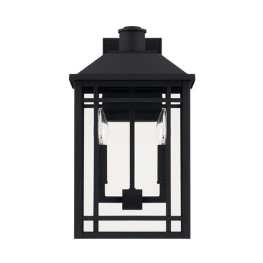 Capital Lighting - Two Light Outdoor Wall Lantern - Braden - Black- Union Lighting Luminaires Decor