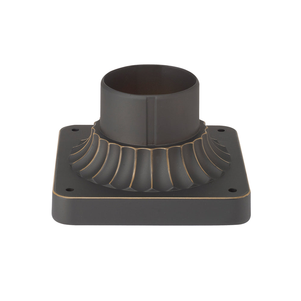 Capital Lighting - Pier Mount Flange - Outdoor - Oiled Bronze- Union Lighting Luminaires Decor