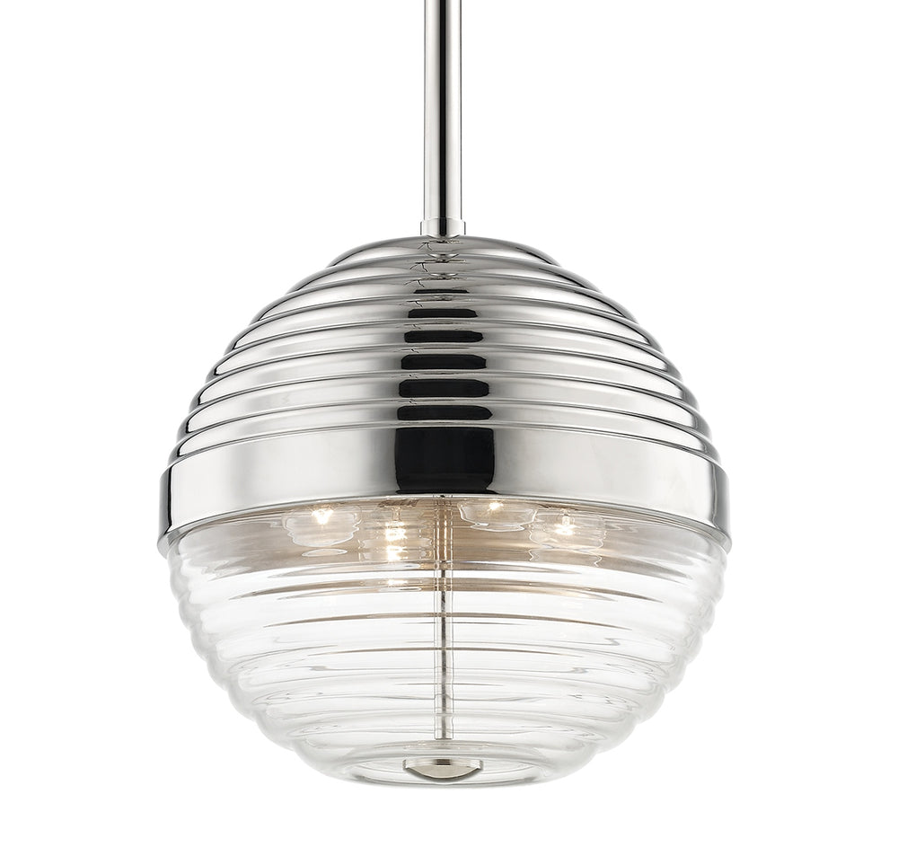 Hudson Valley Canada - Four Light Pendant - Easton - Polished Nickel- Union Lighting Luminaires Decor
