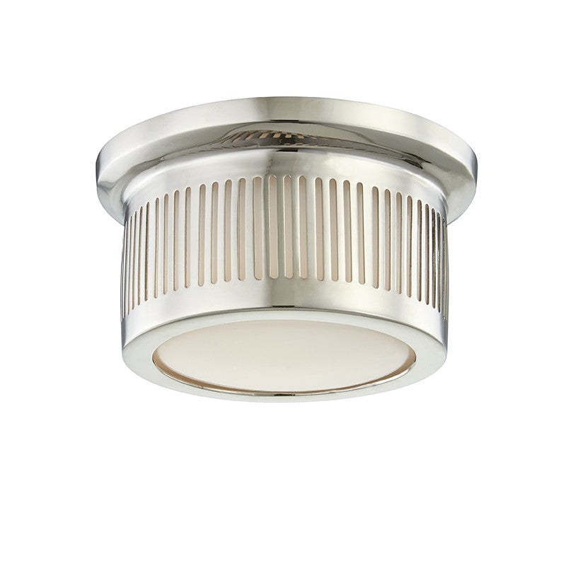 Hudson Valley Canada - LED Flush Mount - Bangor - Polished Nickel- Union Lighting Luminaires Decor