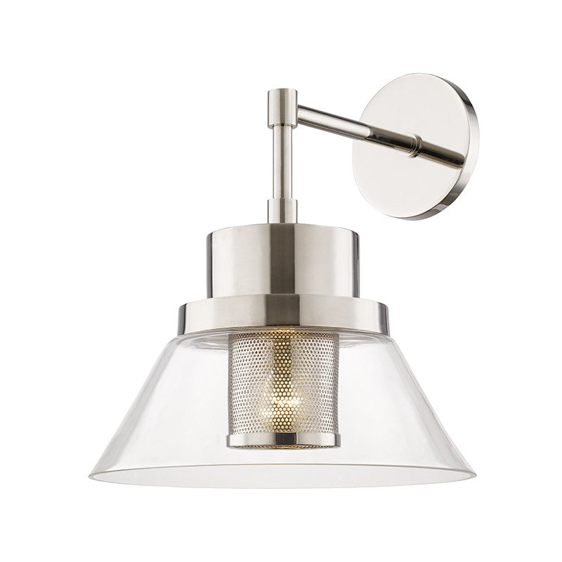 Hudson Valley Canada - One Light Wall Sconce - Paoli - Polished Nickel- Union Lighting Luminaires Decor
