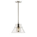 Hudson Valley Canada - One Light Pendant - Paoli - Polished Nickel- Union Lighting Luminaires Decor