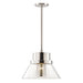 Hudson Valley Canada - One Light Pendant - Paoli - Polished Nickel- Union Lighting Luminaires Decor