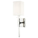 Hudson Valley Canada - One Light Wall Sconce - Taunton - Polished Nickel- Union Lighting Luminaires Decor