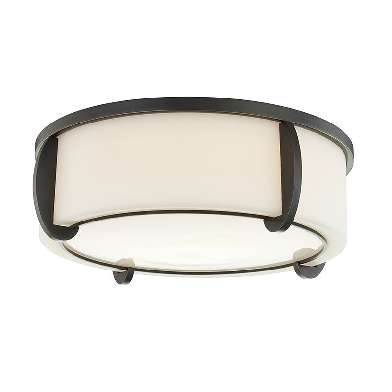 Hudson Valley Canada - Three Light Flush Mount - Talon - Old Bronze- Union Lighting Luminaires Decor