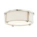 Hudson Valley Canada - Three Light Flush Mount - Talon - Polished Nickel- Union Lighting Luminaires Decor