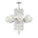 Hudson Valley Canada - Eight Light Chandelier - Calypso - Polished Nickel- Union Lighting Luminaires Decor