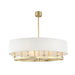 Hudson Valley Canada - Eight Light Island Pendant - Durham - Aged Brass- Union Lighting Luminaires Decor