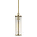 Hudson Valley Canada - One Light Pendant - Marley - Aged Brass- Union Lighting Luminaires Decor