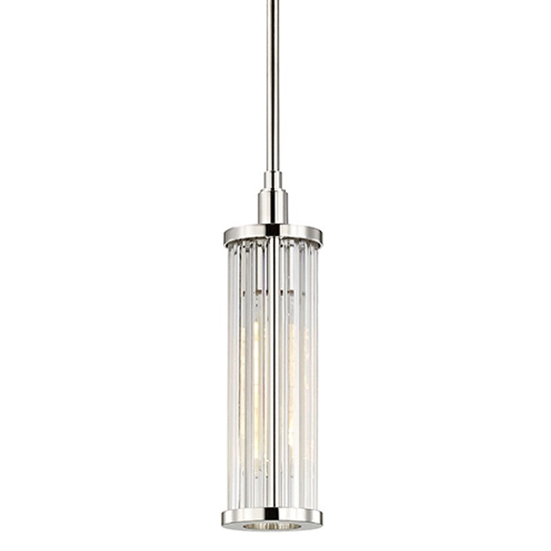 Hudson Valley Canada - One Light Pendant - Marley - Polished Nickel- Union Lighting Luminaires Decor