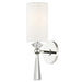 Hudson Valley Canada - One Light Wall Sconce - Birch - Polished Nickel- Union Lighting Luminaires Decor