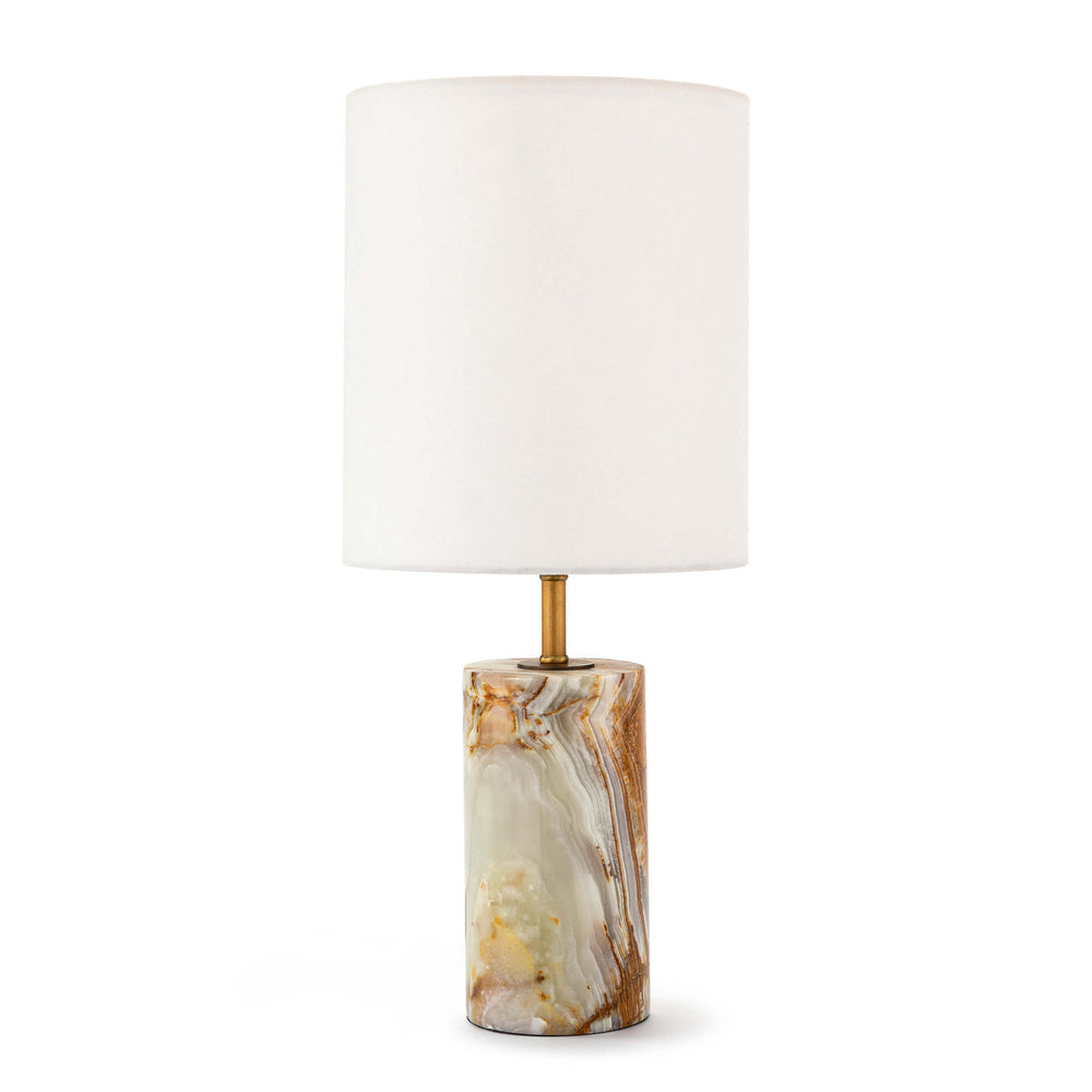 Regina Andrew Canada - One Light Mini Lamp - Jade - Natural Stone- Union Lighting Luminaires Decor