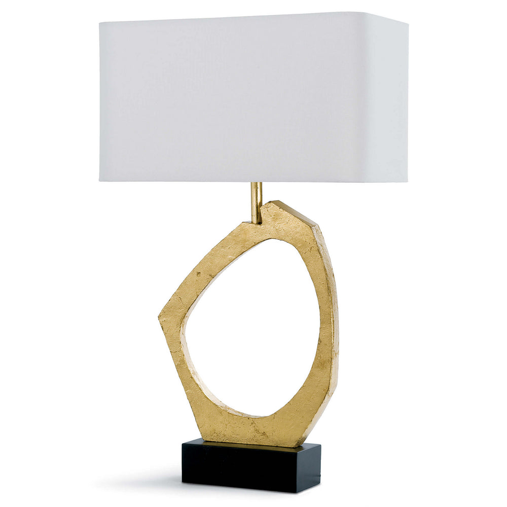 Regina Andrew Canada - One Light Table Lamp - Manhattan - Gold Leaf- Union Lighting Luminaires Decor