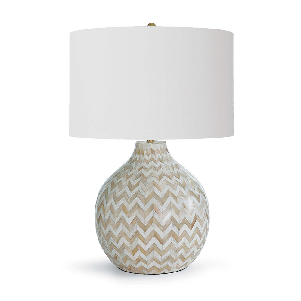 Regina Andrew Canada - One Light Table Lamp - Chevron Bone - Natural- Union Lighting Luminaires Decor
