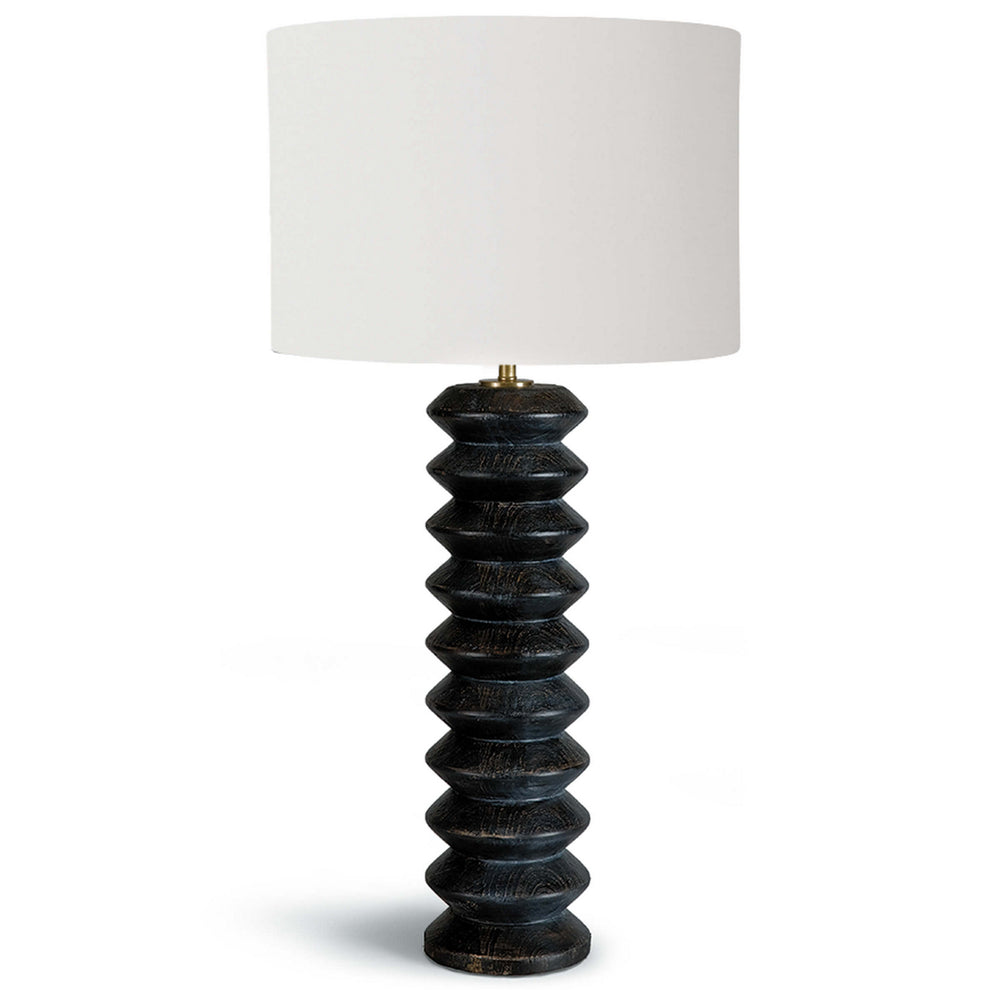 Regina Andrew Canada - One Light Table Lamp - Accordion - Ebony- Union Lighting Luminaires Decor