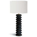 Regina Andrew Canada - One Light Table Lamp - Accordion - Ebony- Union Lighting Luminaires Decor