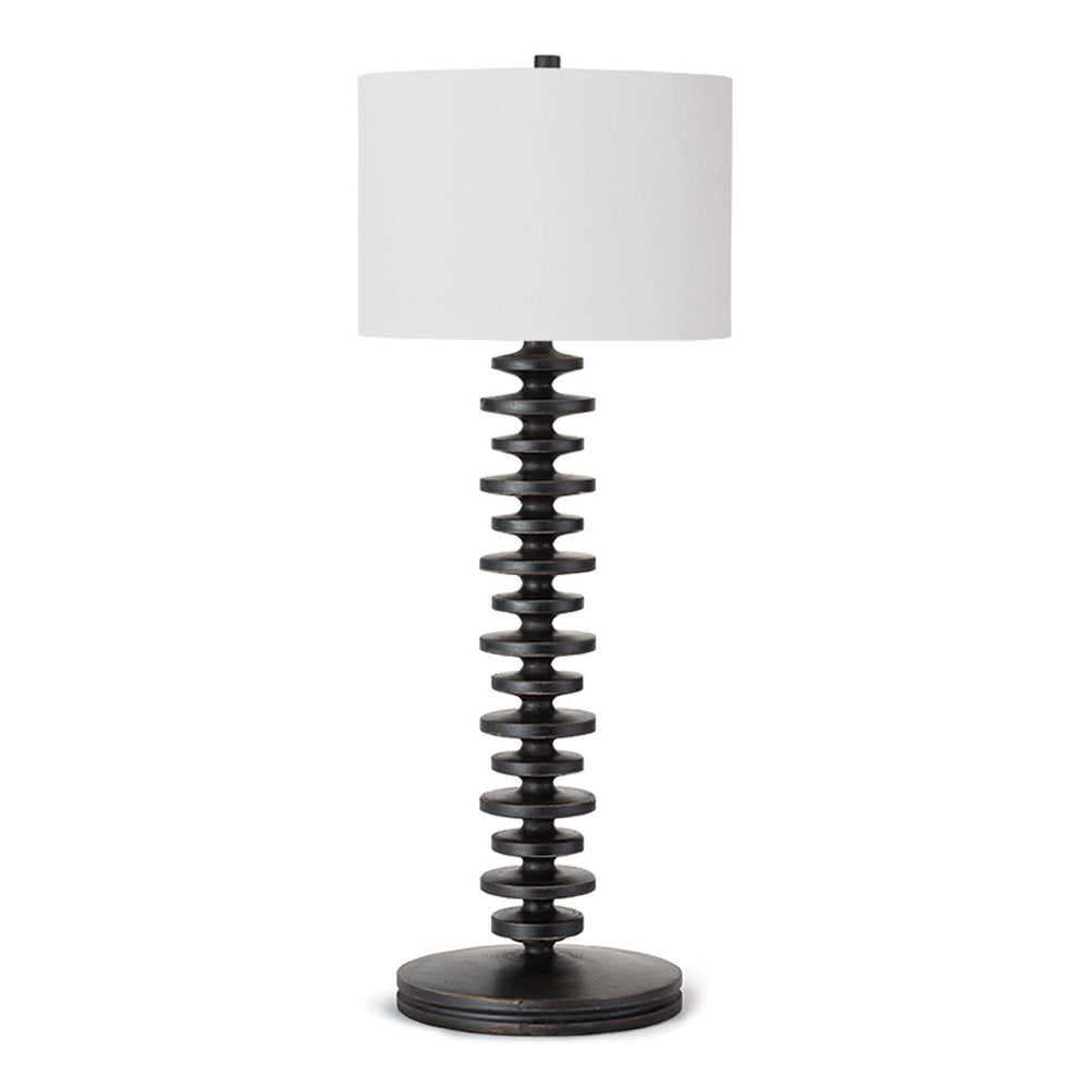 Regina Andrew Canada - One Light Table Lamp - Fishbone - Ebony- Union Lighting Luminaires Decor