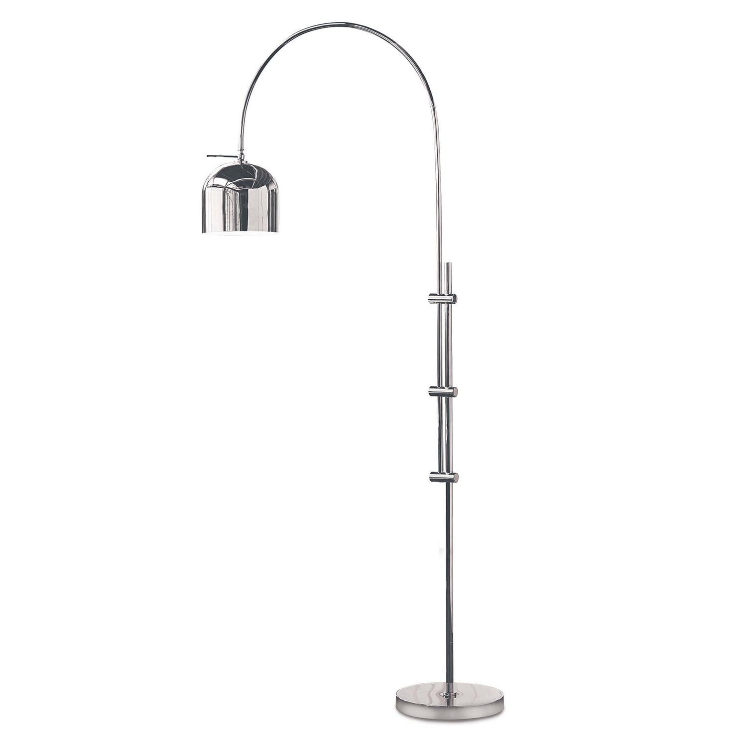 Regina Andrew - One Light Floor Lamp - Arc - Polished Nickel- Union Lighting Luminaires Decor