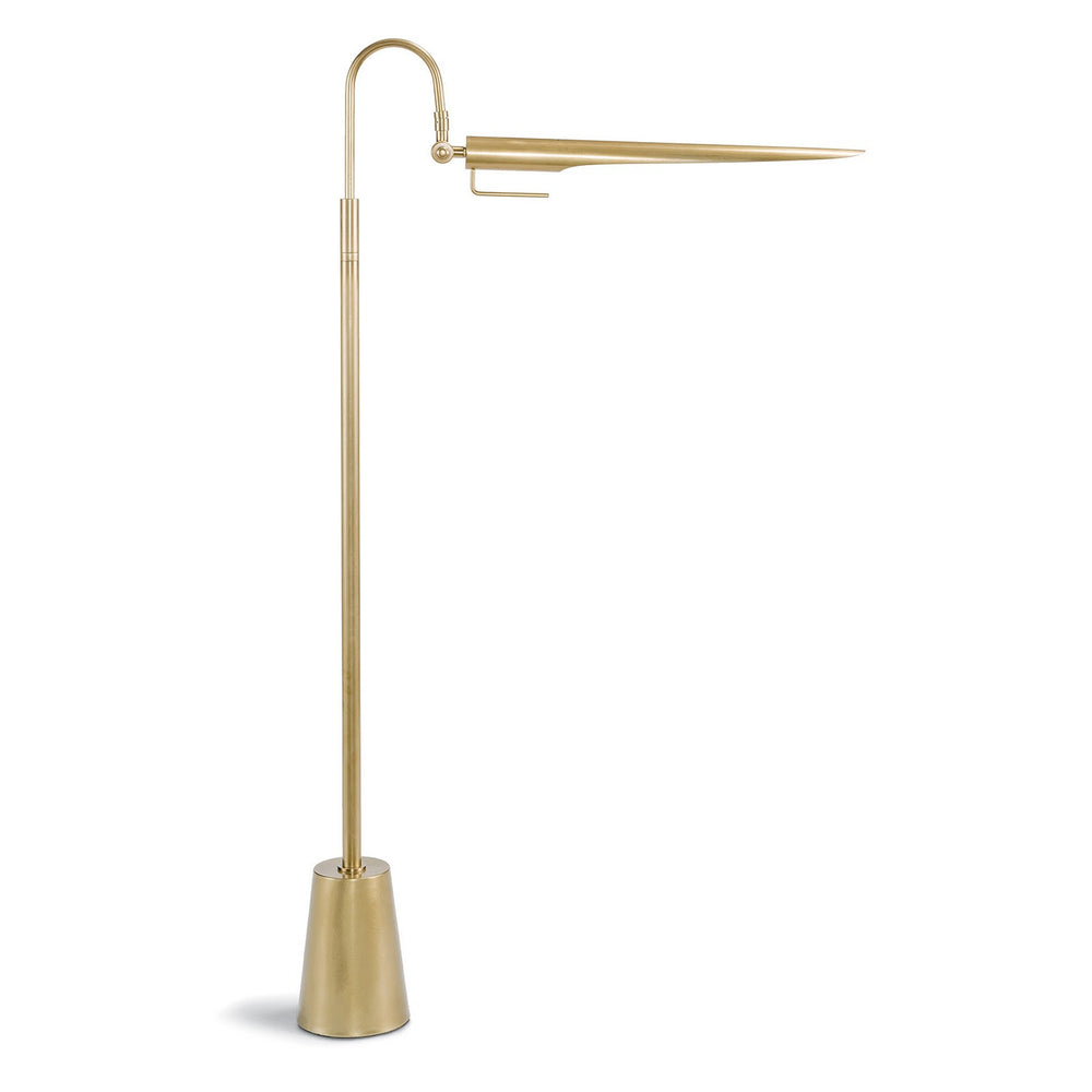 Regina Andrew Canada - One Light Floor Lamp - Raven - Natural Brass- Union Lighting Luminaires Decor