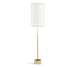 Regina Andrew Canada - One Light Floor Lamp - Geo - Natural Brass- Union Lighting Luminaires Decor