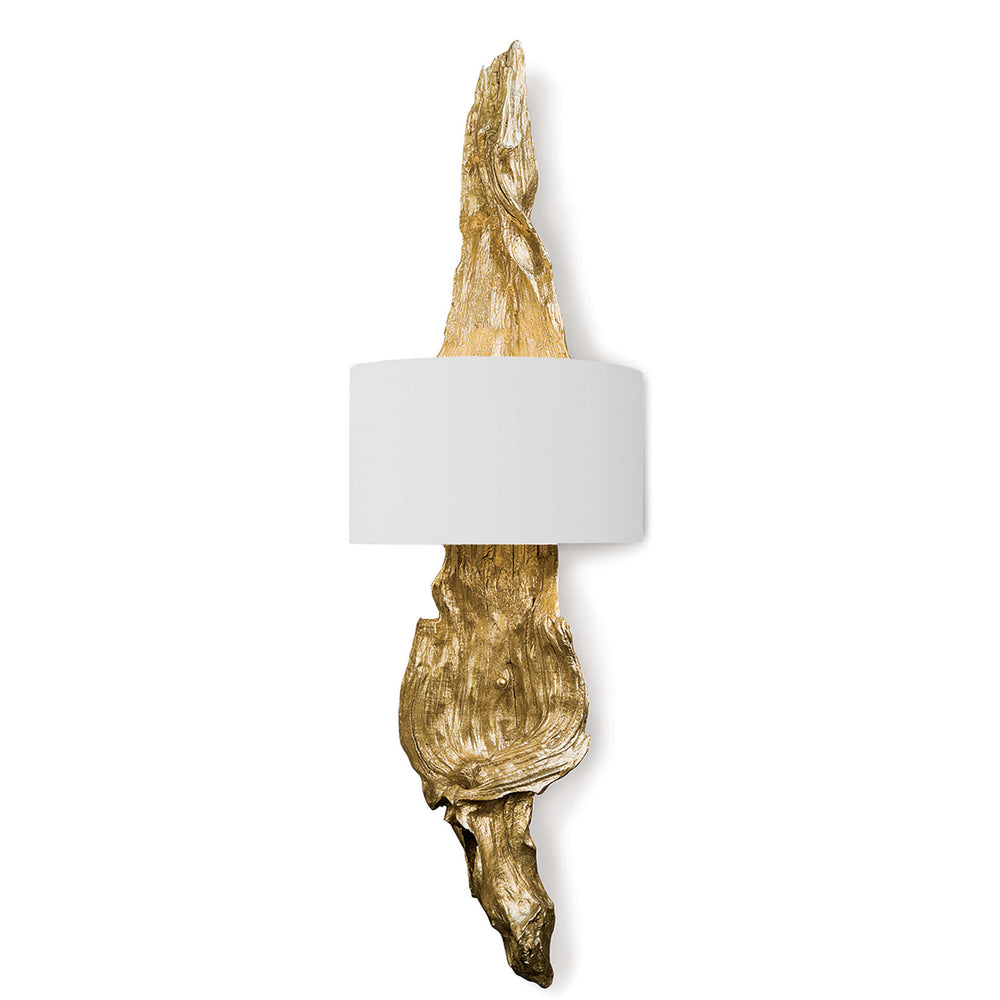 Regina Andrew Canada - Two Light Wall Sconce - Driftwood - Antique Gold Leaf- Union Lighting Luminaires Decor