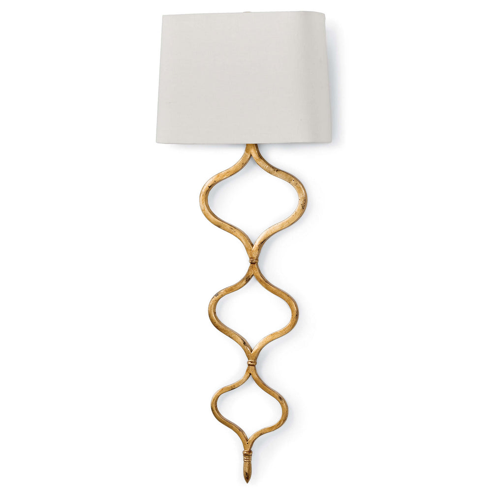 Regina Andrew Canada - One Light Wall Sconce - Sinuous - Gold Leaf- Union Lighting Luminaires Decor
