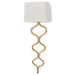 Regina Andrew Canada - One Light Wall Sconce - Sinuous - Gold Leaf- Union Lighting Luminaires Decor