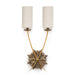 Regina Andrew Canada - Two Light Wall Sconce - Louis - Antique Gold- Union Lighting Luminaires Decor