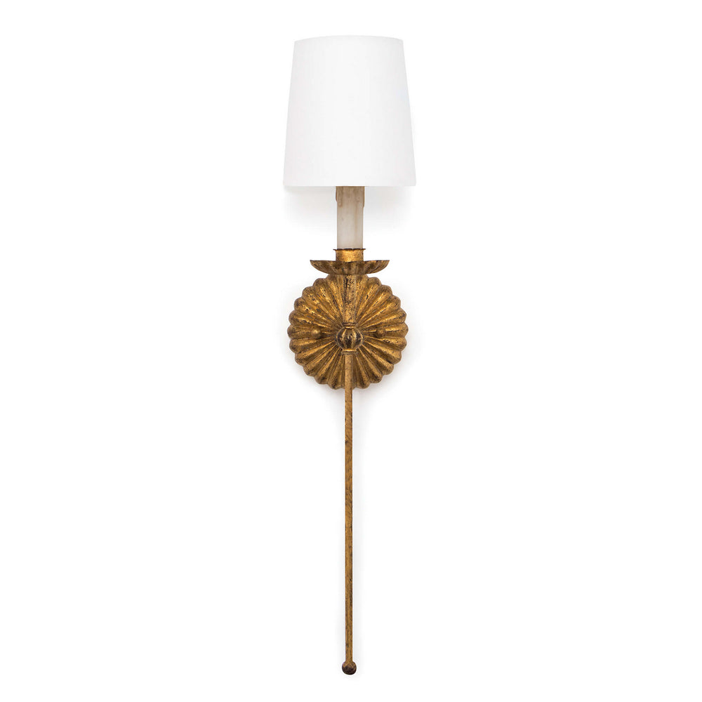 Regina Andrew Canada - One Light Wall Sconce - Clove - Antique Gold Leaf- Union Lighting Luminaires Decor