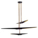 Regina Andrew Canada - Six Light Chandelier - Concorde - Blackened Steel- Union Lighting Luminaires Decor