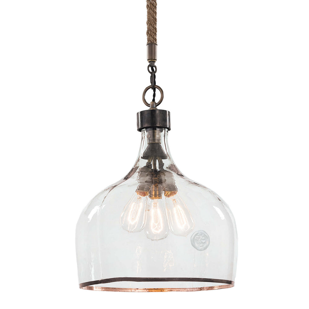 Regina Andrew Canada - Three Light Pendant - Demi - Clear- Union Lighting Luminaires Decor