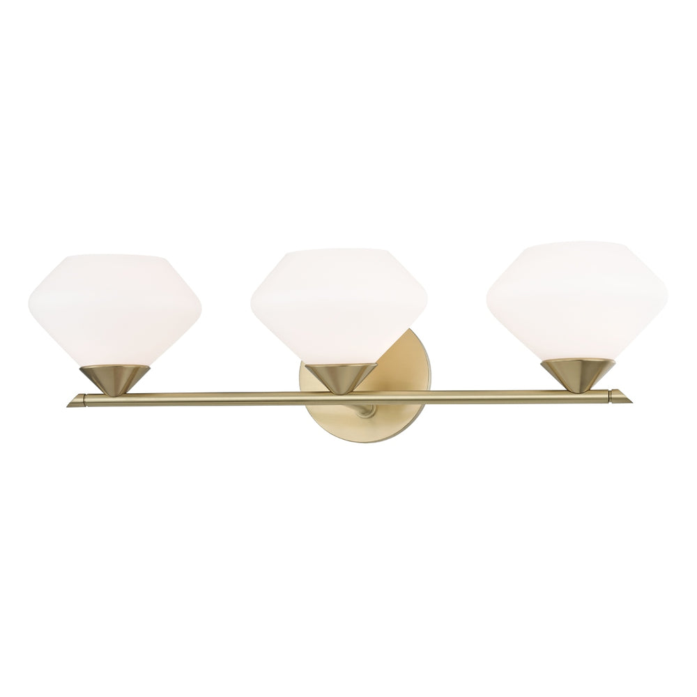 Mitzi Canada - Three Light Bath and Vanity - Valerie - Aged Brass- Union Lighting Luminaires Decor