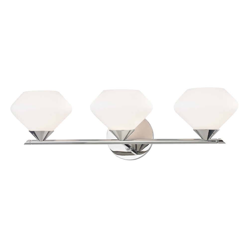 Mitzi Canada - Three Light Bath and Vanity - Valerie - Polished Nickel- Union Lighting Luminaires Decor