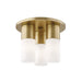 Mitzi - LED Flush Mount - Lola - Aged Brass- Union Lighting Luminaires Decor