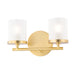 Mitzi Canada - Two Light Bath and Vanity - Ryan - Aged Brass- Union Lighting Luminaires Decor
