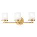 Mitzi Canada - Three Light Bath and Vanity - Ryan - Aged Brass- Union Lighting Luminaires Decor