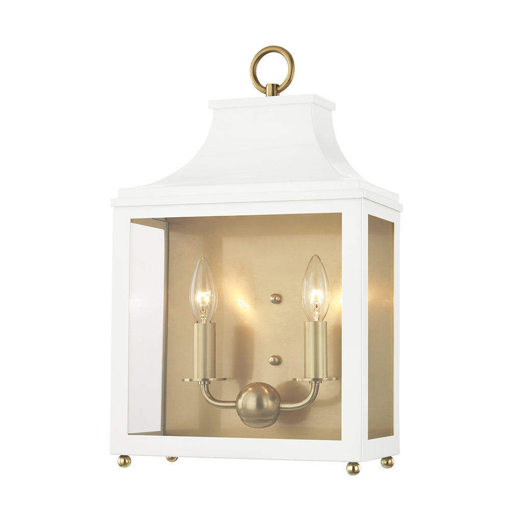Mitzi Canada - Two Light Wall Sconce - Leigh - Aged Brass- Union Lighting Luminaires Decor