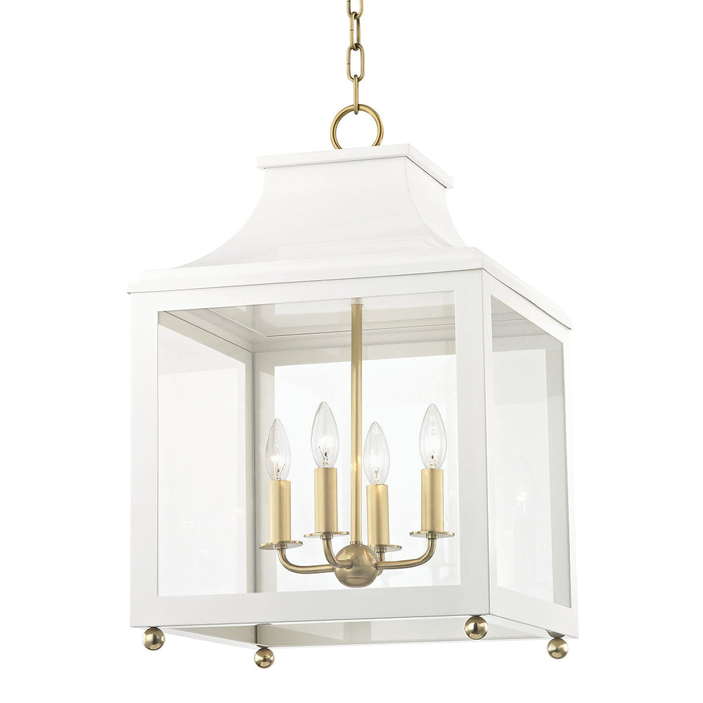 Mitzi Canada - Four Light Lantern - Leigh - Aged Brass- Union Lighting Luminaires Decor