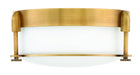 Hinkley Canada - LED Flush Mount - Colbin - Heritage Brass- Union Lighting Luminaires Decor