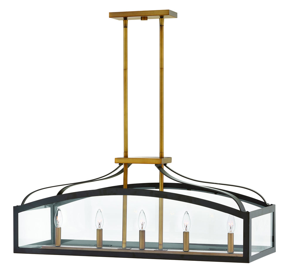 Hinkley Canada - LED Linear Chandelier - Clarendon - Bronze- Union Lighting Luminaires Decor