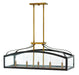 Hinkley Canada - LED Linear Chandelier - Clarendon - Bronze- Union Lighting Luminaires Decor