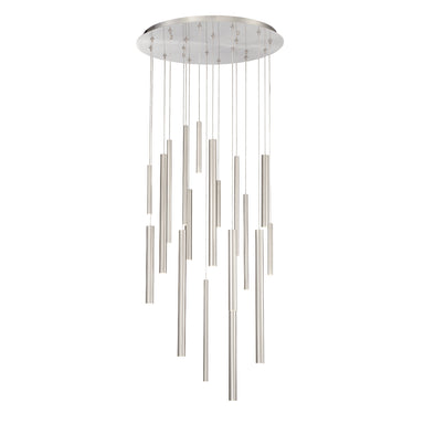 Eurofase Canada - LED Chandelier - Santana - Satin Nickel- Union Lighting Luminaires Decor