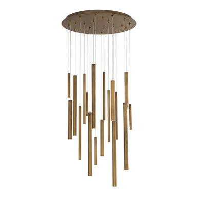 Eurofase Canada - LED Chandelier - Santana - Antique Brass- Union Lighting Luminaires Decor