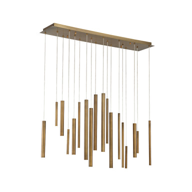 Eurofase Canada - SANTANA-CHD-18LT-42IN-BR - SANTANA - Brass- Union Lighting Luminaires Decor