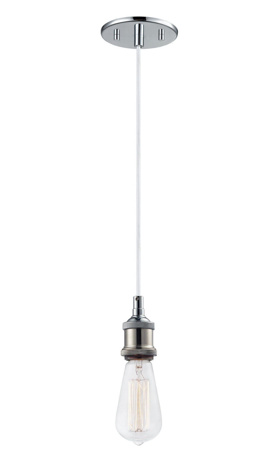 Matteo Canada - One Light Pendant - Bulstrode'S Workshop - Chrome- Union Lighting Luminaires Decor