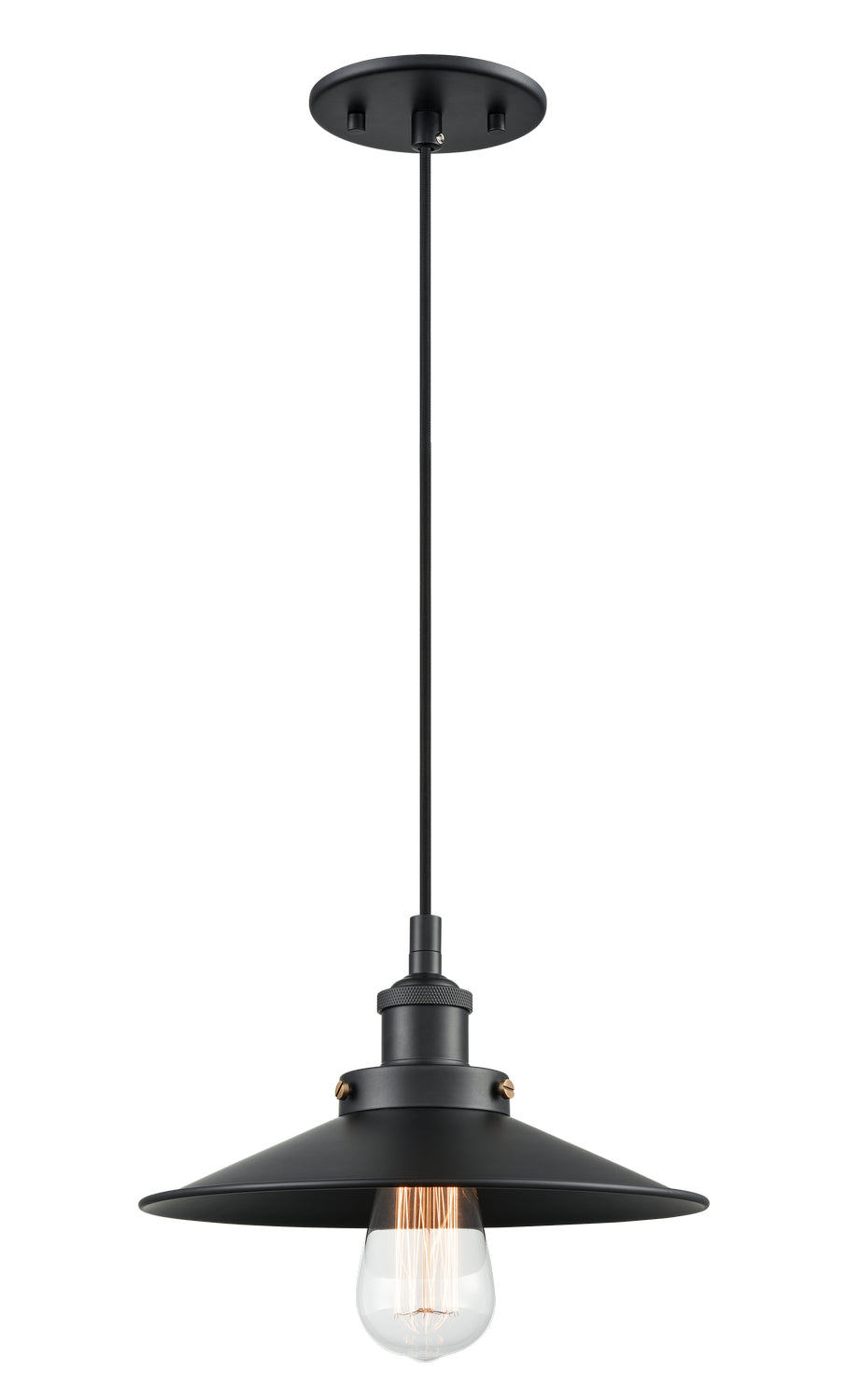 Matteo Canada - One Light Pendant - Bulstrode'S Workshop - Black- Union Lighting Luminaires Decor